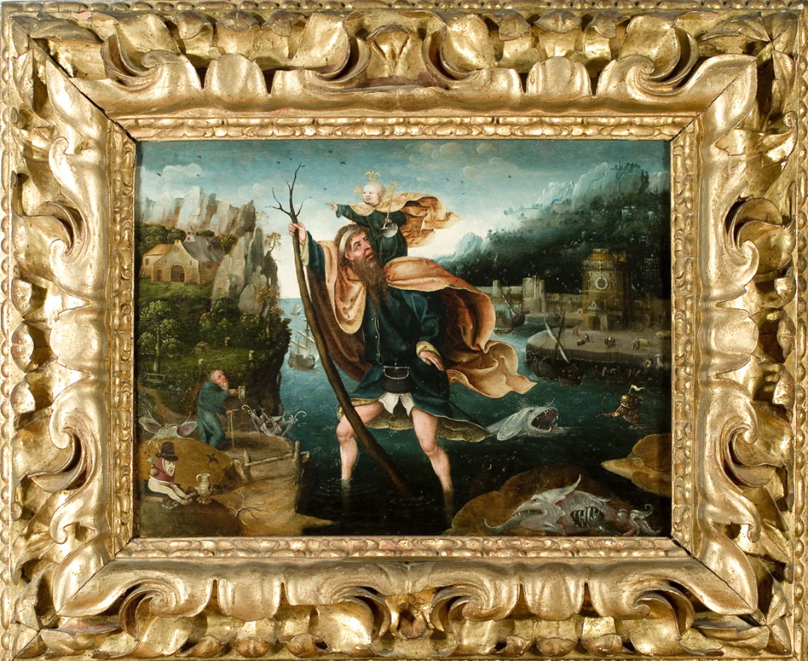 Saint Christophe portant l'Enfant Jésus- MAH.1896.1.1 