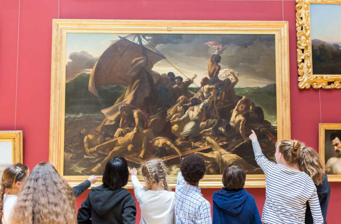 Le radeau de la Méduse par Ronjat d'après Géricault.