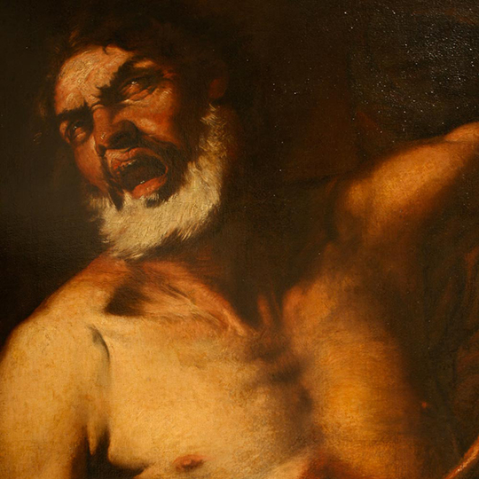 Suicide de Caton par Luca Giordano (détail)