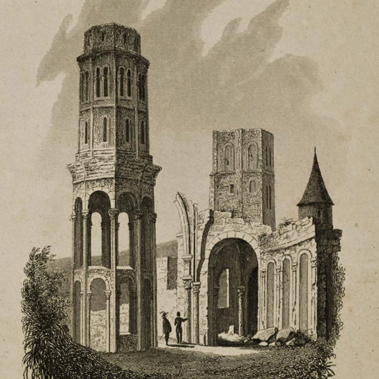 Ruines de l'abbaye de Charroux, Charles Rauch